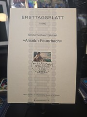 Germany 1980 complete year in ERSTTAGSBLATT (26 SETS) in perfect condition