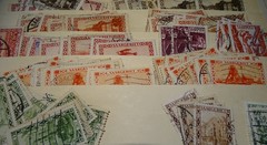 Saar Basin territory Stamps? stock book from an estate sale Saarland Germany