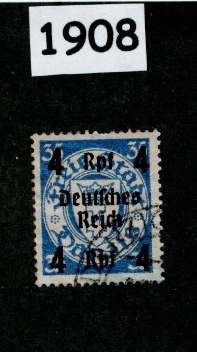 Used stamp Sc 241 Gdansk Poland Danzig 1939 Overprint Germany #1908