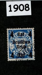 Used stamp Sc 241 Gdansk Poland Danzig 1939 Overprint Germany #1908