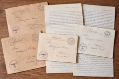 1 Authentic WW2 German Feldpost Mail Letter Sent By Soldier To Wife Third Reich