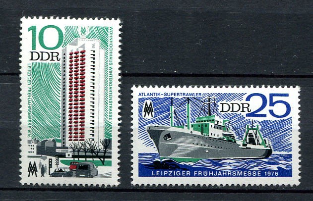 Germany – DDR : Leipzig Fair set from 1976 – mint NH
