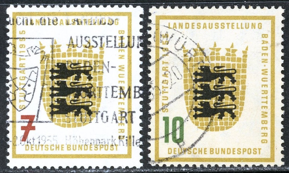 Stamps Germany, Scott # 729-730 used, complete set