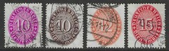Germany 1927 / 1933 complete set official issues used $ 95.00