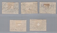 German Reich Lot Michel number 96BII, stamped