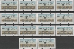 Germany-Berlin ATM Numbers on the Back 1987 MNH-90 Euro