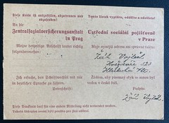 1940 Frauenberg BM Germnay Postal Stationery Postcard Cover To Prague
