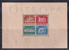 Germany 1935 Michel Block 3 OSTROPA (*) No Gum