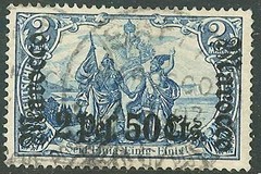 Germany 1905 offices in Morocco 2 Pts. 50 cts. issue used SAFFI , $ 216.00
