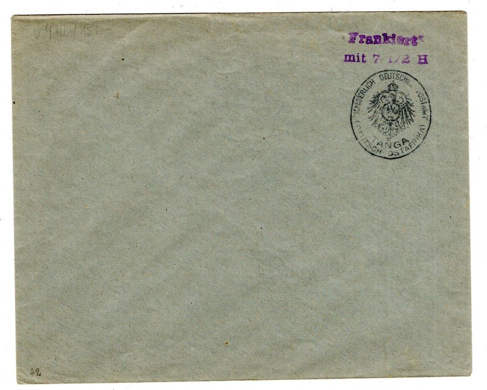 Echt DOA Barfrankierte Umschlag Tanga GA0110
