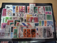 Small Collection of West Germany Stamps on Stock Cards. Used/Mint. FREE P&P.