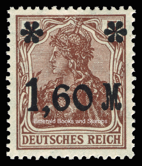 EBS Germany 1921 – Germania (IX) – Overprint – Michel 154 I – MNH**