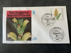 Germany Berlin 1981 #9NB182-#9NB185 Endangered Plants – 4 FDCs