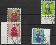 Federal Republic of Germany MiNr 571 – 574 used special cancellation Berlin