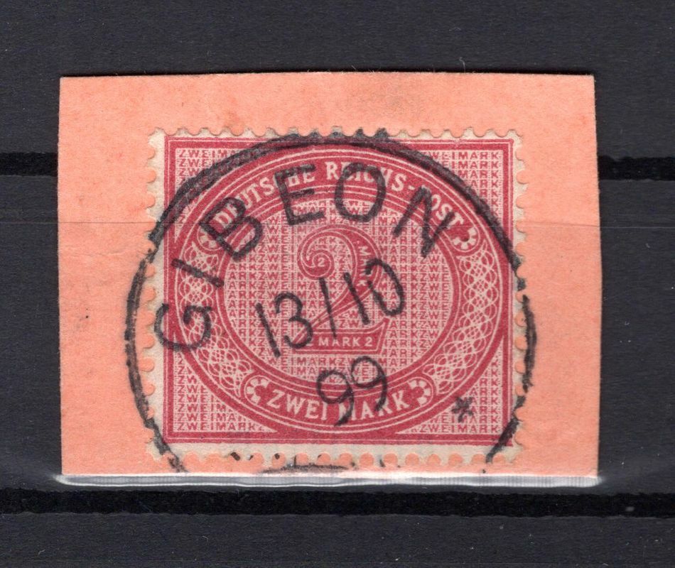 Dswa Forerunner Vs37 Stamp Gibeon Gest. Luxury Piece Approx 500EUR (B3274
