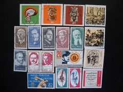 DDR 1971- Short Year of 72 Stamps, 1 Souvenir Sheet, 1 Sheet of 6 Used