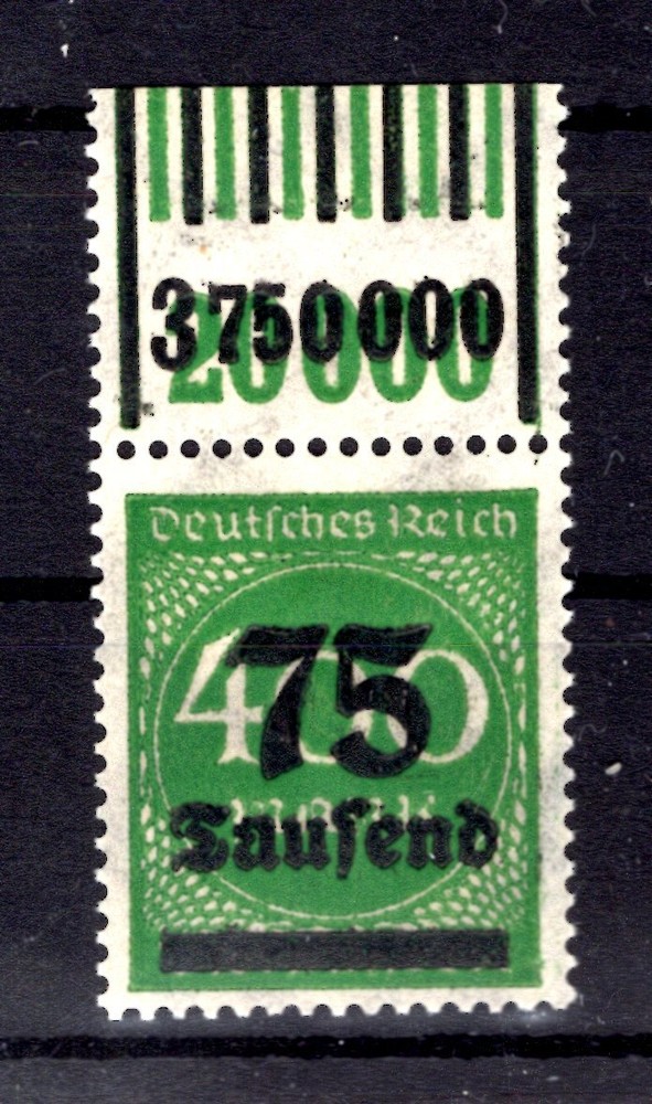 DR-Infla 287b WOR BPP 65EUR MNH Mint Real BPP Signature