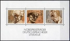 BRD 1978, Miniature Sheet: Nobel Prize Winners German Literature MNH Mi Bl 16