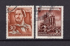 GDR (East Germany) Scott 263 and 269, cv$13.50