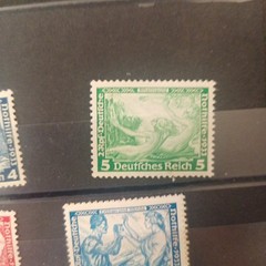 Germany Stamps Scott B49 To B57 MH Complete Wagner Opera Rare VF Set SCV $429.