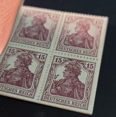 Rare German Empire Stamp Booklets MH 13 1920 & MH 14 1921 Deutsches Reich MNH