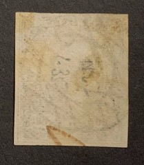 Travelstamps: 1855 Germany Saxony Stamps Scott #9 Used NG 1/2 ngr Denomination