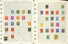 Germany Stamp Collection on 47 Pages, WWII Occupations, Danzig, Thurn++ (KD)