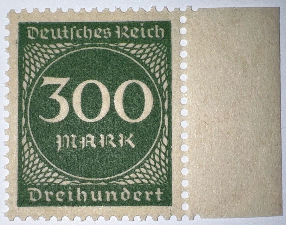 Travelstamps: 1923 Germany Stamp Deutsches Reich Mi#270, Mint OG NH 300 Mark