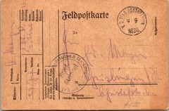Germany Feldpost 1916 Military PPC – J15866