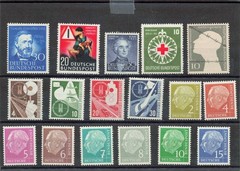 GERMANY 1949-1953 MNH 665-721, B309-B337 ALL THE GOOD STUFF (NO POSTHORN)
