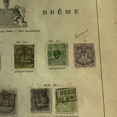 BREMEN = 1855-1867 COLLECTION, German States __ 20-25 stamps
