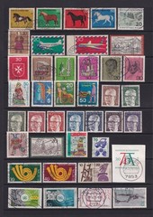 West Germany, Unified Stamps Used inc 1954 – 59 Almost complete. Cat approx £750