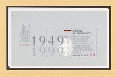 Germany – 1999 Sc. 2041, 50th Basic Law Anniversary, souvenir sheet MNH