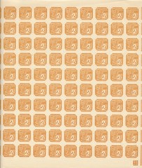 Stamp Germany Bohemia Czechoslovakia Mi 042 Sheet 1939 WWII Newspaper War MNH