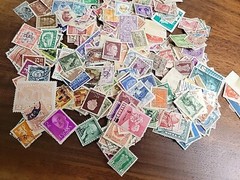1919-1959 WWII areas – Lot of 400 different Stamps – Used Reich Bl1