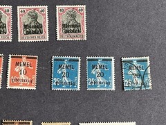 Memel 1920 Stamps-See description For Cat No, Condition & Quantity