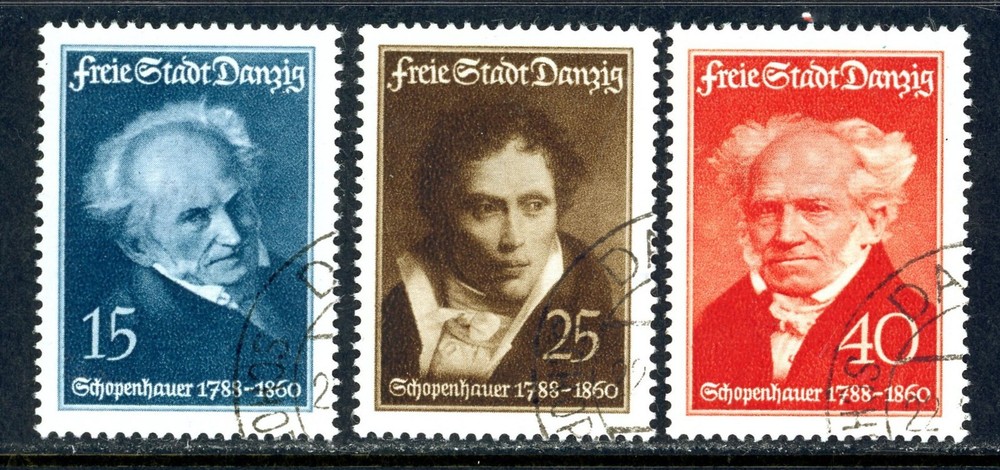 Stamps Danzig, Scott # 222-224 used, complete set