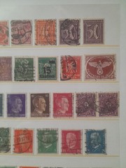 Germany. 102 different used postal stamps.