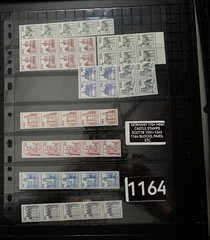 GERMANY 170+ MNH CASTLE STAMPS SCOTT# 1231-1242 1164 BLOCKS, PAIRS, ETC