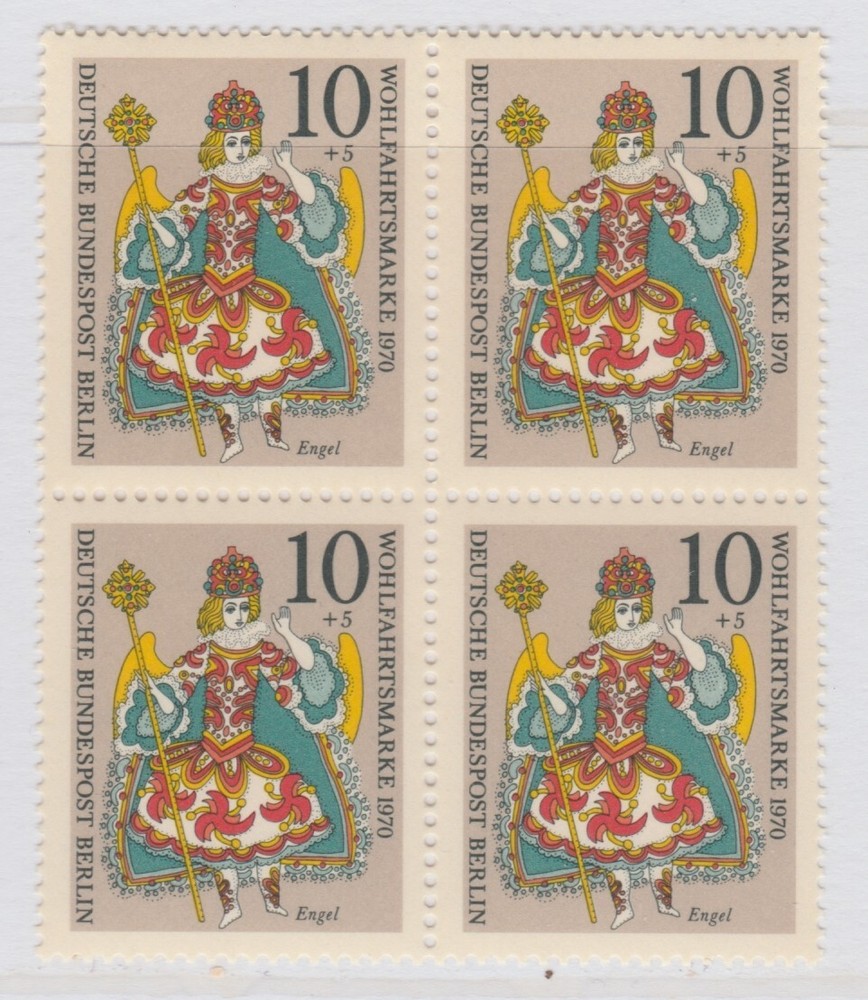 Germany 1970 MNH** Block of Four Four Block FRG Federal Mint A26P14F31137