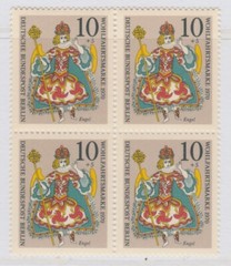 Germany 1970 MNH** Block of Four Four Block FRG Federal Mint A26P14F31137