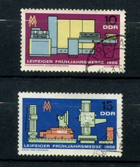 Germany – DDR : Leipzig Spring Fair set from 1966 – used