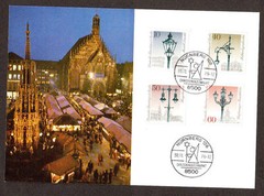 FDC.GERMANY Berlin 1979, 300th Anniversary of Street Lighting, SG 578-581. Mint