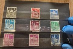 1948 Germany Occupation Stamps, Bautenserie Buildings Series, Allied Zone Epheme