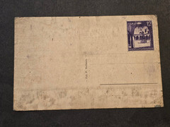 WW2 WWII Nazi German Third Reich Occupied Poland Krakau State Theater Postcard