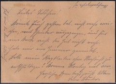 1935 VINTAGE GERMAN MOURNING POSTCARD for WHOM ???? (ITEM0455)
