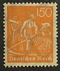 Travelstamps: 1922 Germany DR Deutsches Reich 150pf Stamp Scott #175 MNH OG