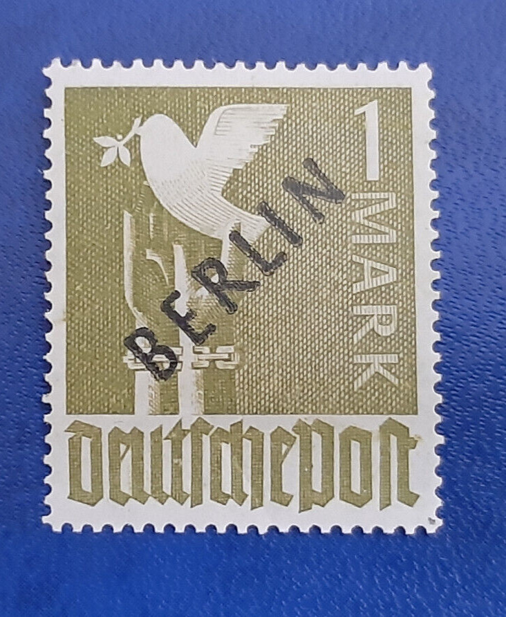 Germany Stamp Berlin 1 Mark 1948 Schlegel BPP Mi. Nr. 17 a (20868)