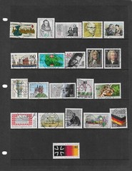 Germany Stamps: 1985 Commems #1432/1452; Complete Set of 21 Different, Used