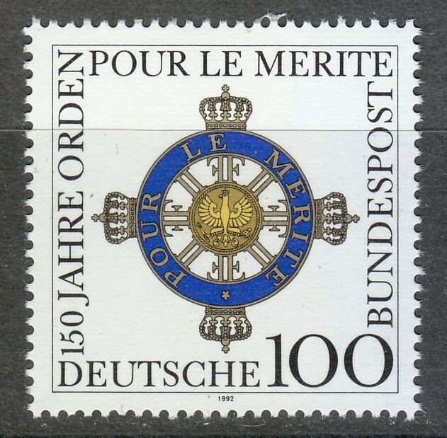 Germany 1992 MNH Mi 1613 Sc 1746 British Order of Merit **